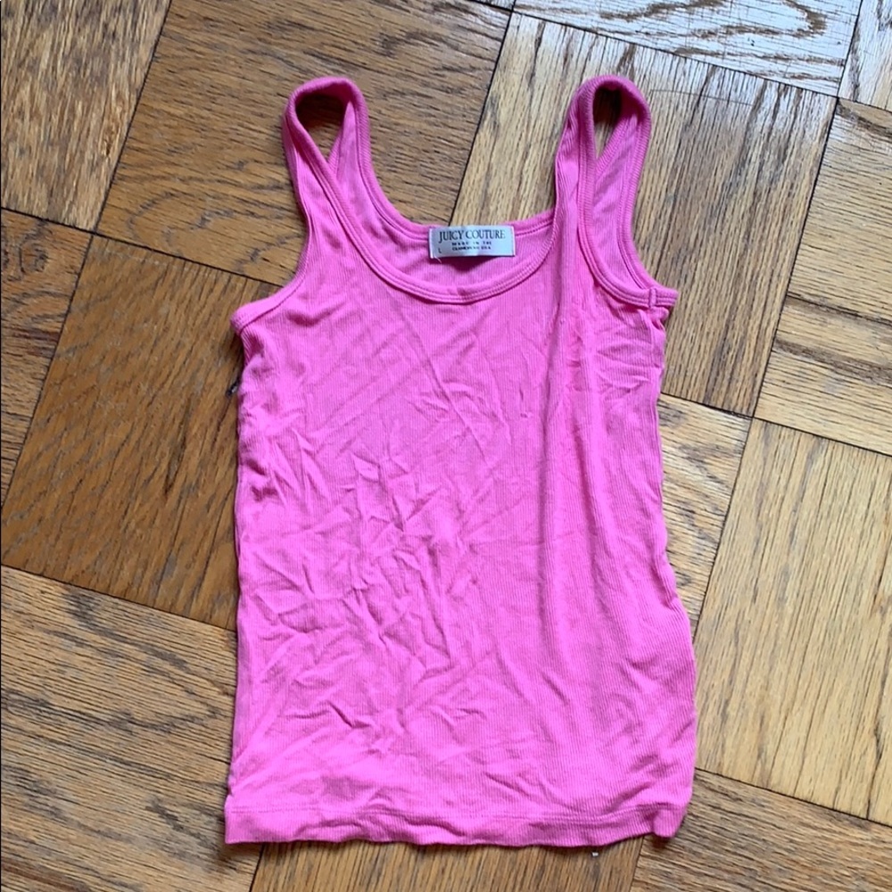 Juicy pink tank top